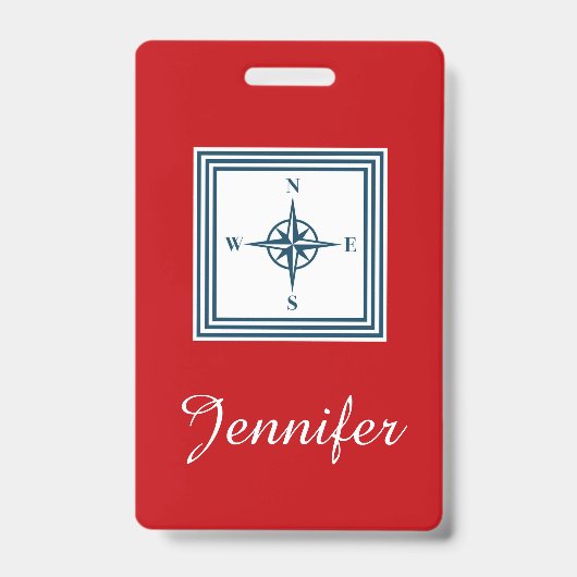 Badge Conception sur le thème nautique (Avant)