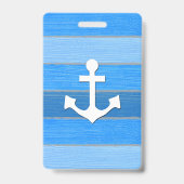 Badge Conception sur le thème nautique (Arrière)