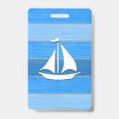 Badge Conception sur le thème nautique (Arrière)