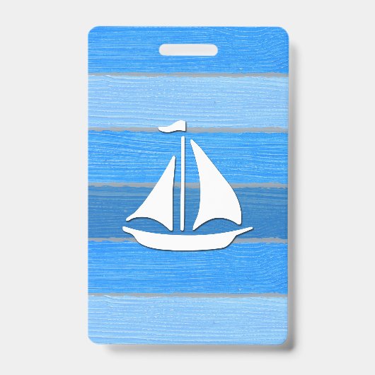 Badge Conception sur le thème nautique (Avant)