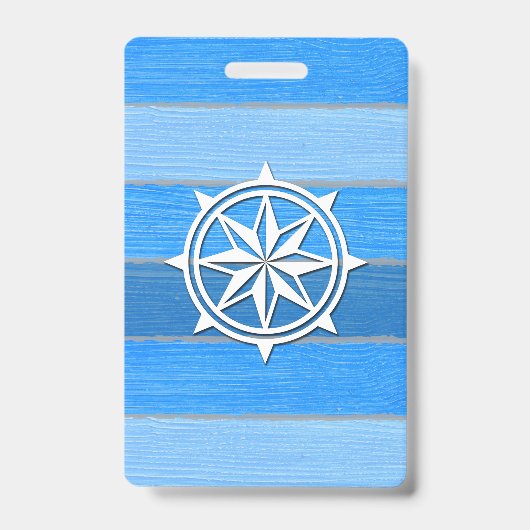 Badge Conception sur le thème nautique (Avant)