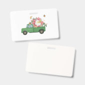 Badge Conceptions de sublimation de fleurs (Avant & arrière)