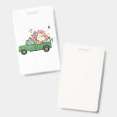Badge Conceptions de sublimation de fleurs (Avant & arrière)