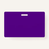 Badge Concevez facilement votre propre logo photo violet (Dos)