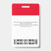 Badge concevez le vôtre (Arrière)