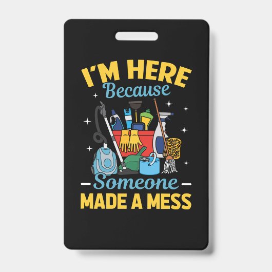 Badge Concierge Drôle (Avant)