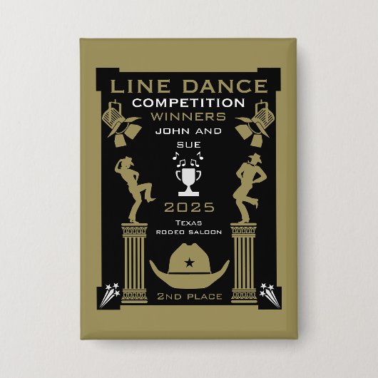 Badge Concours de danse américaine (Recto)