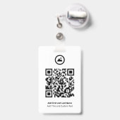 Badge Conférence Connect (Arrière avec rétractable)