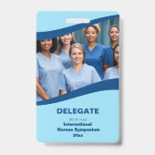 Badge Conférence Médicale du technicien en soins infirmi (Back)