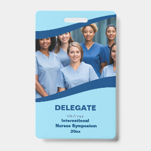 Badge Conférence Médicale du technicien en soins infirmi