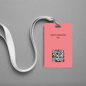 Badge Connectez-vous avec moi | Code QR Simple Photo Mod