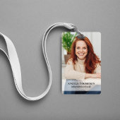 Badge Connectez-vous avec moi | Code QR Simple Photo Mod