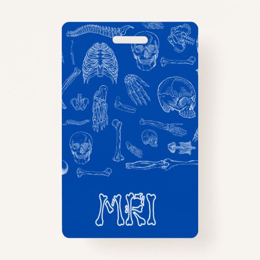 Badge Connexe Médicale vertical (Dos)