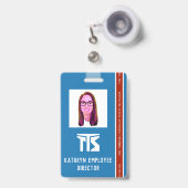 Badge Construction professionnelle à haut risque (Front with Retractable)