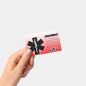 Badge contact d'urgence pour animaux (Handheld)