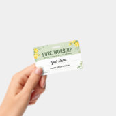 Badge Convention Pure Worship 2025 | Nom JW (À main)