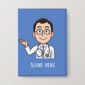 Badge Cool Docteur ajouter nom (Recto)