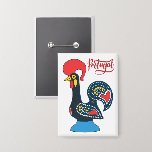 Badge Coq Portugais (Recto/Verso)