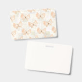 Badge Coques fleurs sauvages (Avant & arrière)