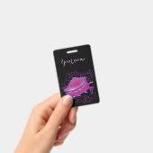 Badge Coquille de mer rose (Manuel / portable)