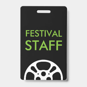 Badge Cordons de bobine de film pour le personnel du fes