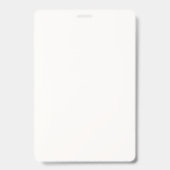 Badge Corporate Conference Event QR Code Blue ID (Arrière)