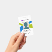 Badge Corporate ID Card Design Template (Manuel / portable)