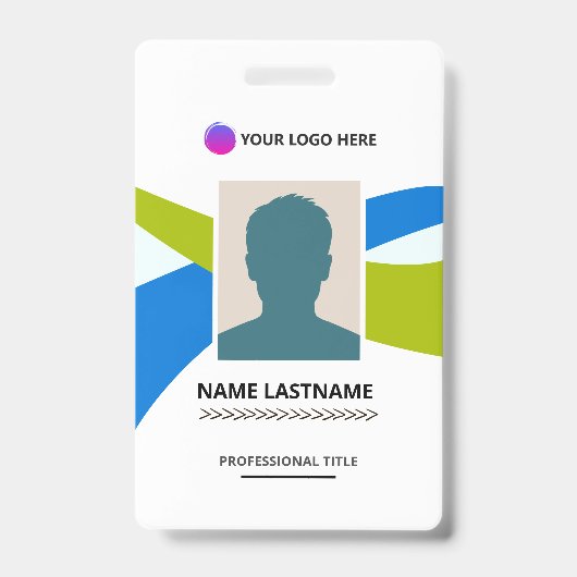 Badge Corporate ID Card Design Template (Avant)