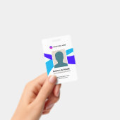 Badge Corporate ID Card Design Template (Manuel / portable)