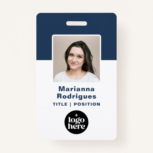 Badge Corporate Logo Photo Custom Employee ID (Devant)
