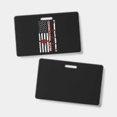 Badge Correctional Nurse USA Flag Nursing RN (Recto et verso)