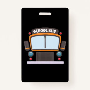 Badge Costume de bus scolaire Garçons Filles Halloween B