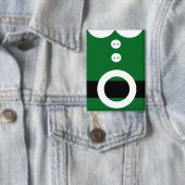 Badge Costume d'elfe de Noël - Graphisme de Noël propre (Insitu)