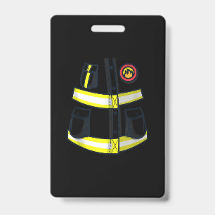 Badge Costume pompier Halloween