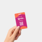 Badge Coucher de soleil rose et orange Rétro Offrez un v (Manuel / portable)