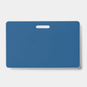 Badge Couleur Bleu Classique (Arrière)