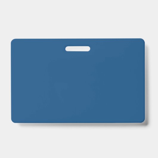 Badge Couleur Bleu Classique (Avant)
