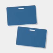 Badge Couleur Bleu Classique (Avant & arrière)