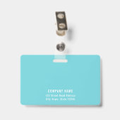 Badge Couleur du centre modifiable Ajouter votre logo No (Arrière avec clip)