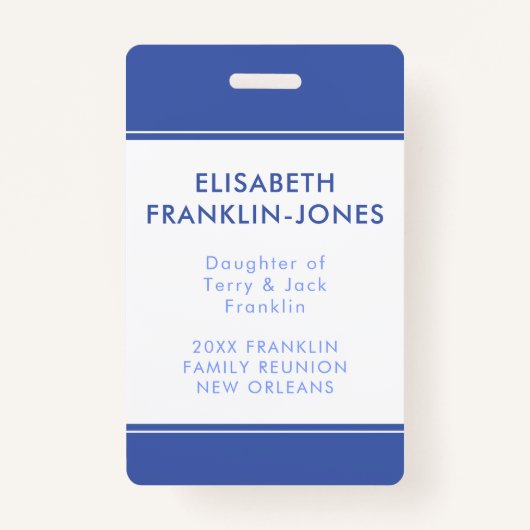 Badge Couleur et textes faits sur commande de la Réunion (Devant)