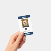 Badge Couleur modifiable Ajouter un logo ID photo employ (Manuel / portable)