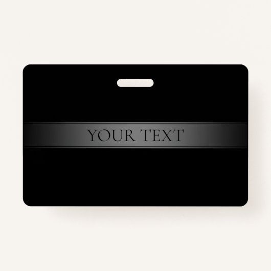 Badge Couleur modifiable de bande de dégradé simple et é (Devant)