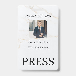 Badge Couleur personnalisée Ajouter Logo Photo Photograp