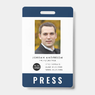Badge Couleur personnalisée Ajouter Logo Photo Photograp