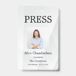 Badge Couleur personnalisée Ajouter un logo Photo Photog