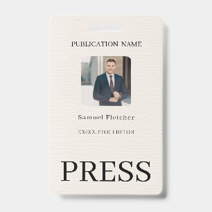 Badge Couleur personnalisée Ajouter un logo Photo Photog
