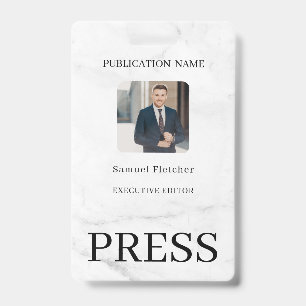 Badge Couleur personnalisée Ajouter un logo Photo Photog