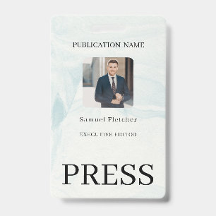 Badge Couleur personnalisée Ajouter un logo Photo Photog