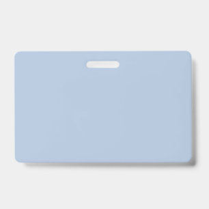 Badge Couleur uni bleu clair en acier