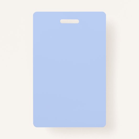 Badge Couleur uni clair perwinkle bleu clair (Devant)